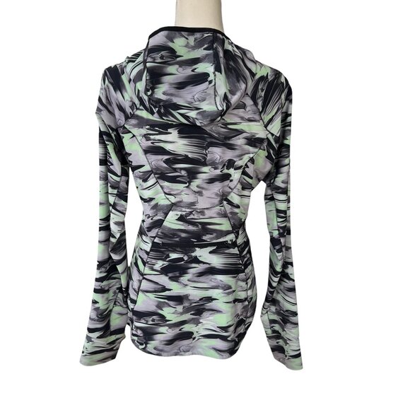 Lululemon Mist Over Windbreaker Pastel Glide Multi Black Green Size 6 - Picture 5 of 12